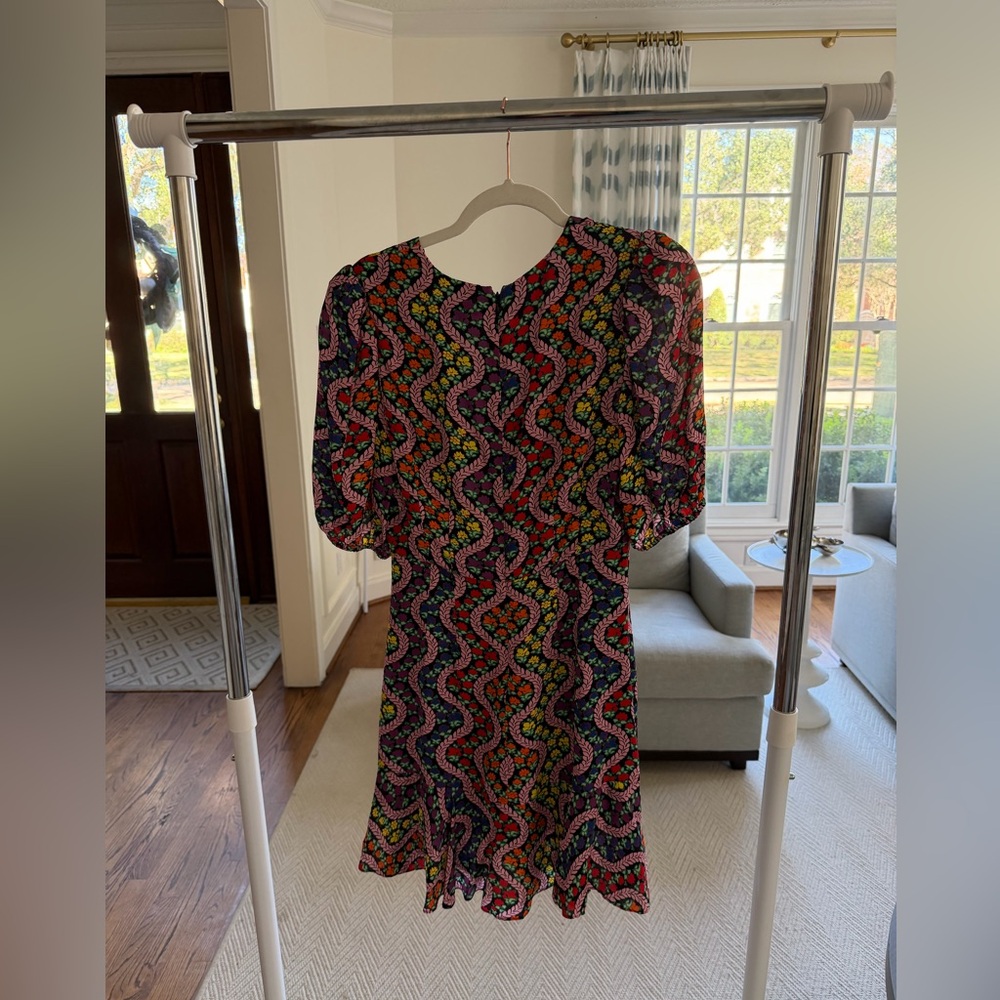 RHODE Colorful Wave Pattern Mini Dress - Picture 6 of 9